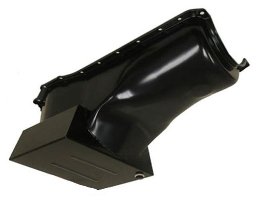1970-82 FORD SMALL BLOCK 351C-351M-400 DRAG RACING OIL PAN - BLACK Pans & Drain Plugs CFR Performance HZ-9310-1-PBK