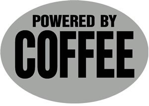 Knockout 226H 'Powered By Coffee' Hitch Cover Hitch Covers Knockout 226H