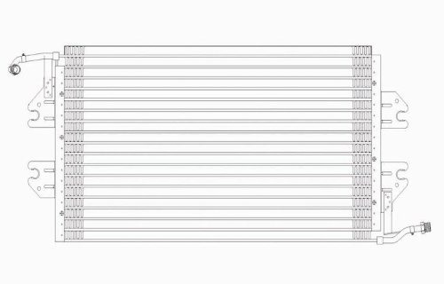 Replacement AC Condenser With Serpentine Condensers Unknown ACC-CVEX96-SERP