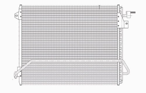 Ford Mustang 4.0L 4.6L Replacement AC Condenser With Serpentine Condensers Unknown ACC-FOMU05-SERP
