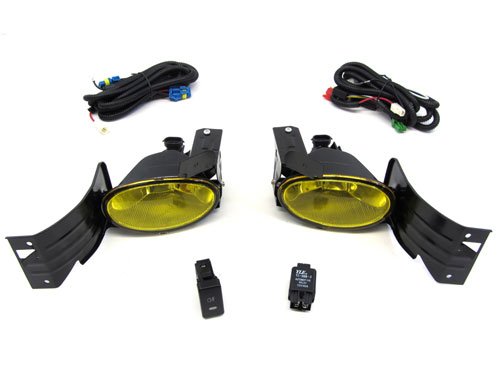 08 09 Honda Accord Coupe 2 Doors OEM Style Fog Light Kit Yellow 2008 2009 Bulbs Generic FK-Accord2D-0811Y