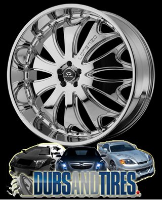 Lorenzo WL29 Wheel with Chrome Finish (20x10/5x4.5) Car Lorenzo WL02921012238