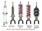 pontiac grand prix 2004-2008 Struts Rear, PAIR ONLY Sprockets Airbagit FBR-Pontiac-Grand-Prix-2004