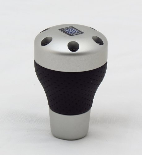 Nardi Gear Shift (Shifter) Knob - Ambition - Aluminum - Black Leather - Part # 3547.00.0000 Body Nardi-Personal 3547.00.0000