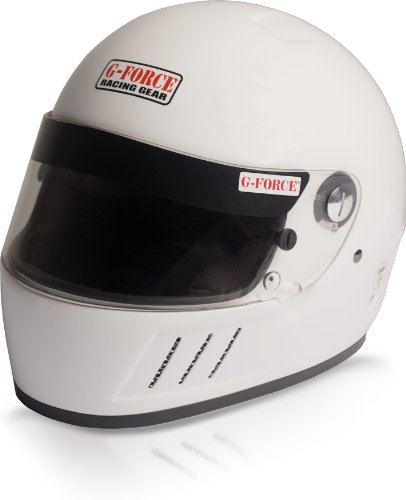 G-Force 3023SMLWH Pro Eliminator White Small SA10 Full Face Racing Helmet Racing Helmets & Accessories G-FORCE Racing Gear 3023SMLWH