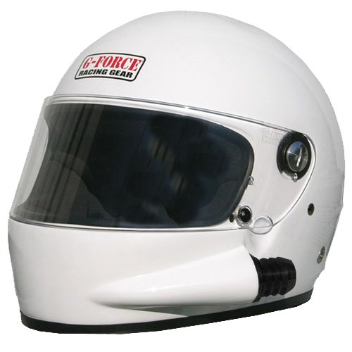 G-Force 3027XLGWH Side Draft White X-Large SA10 Full Face Racing Helmet Racing Helmets & Accessories G-FORCE Racing Gear 3027XLGWH