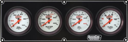 QuickCar Racing Products 61-7021 Gauge Panel Kit Gauge Sets QuickCar Racing Products 61-7021