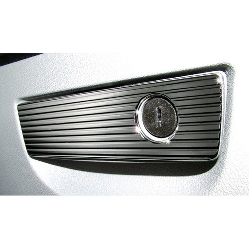 Action Artistry Chrome Grooved Glove Box Insert Trim GBOX-GR-CR-DDG Body Action Artistry GBOX-GR-CR-DDG