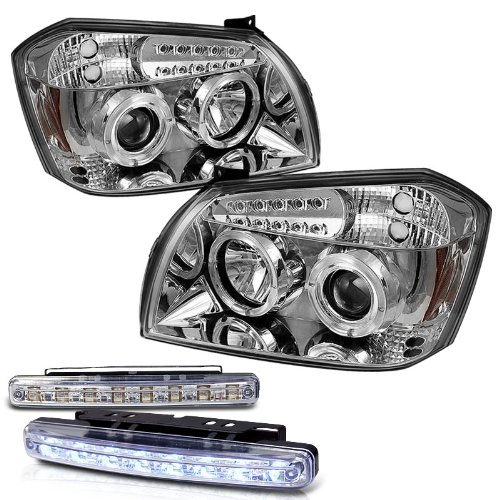 Headlight Assemblies AUTOVISIONPRO PRO-YD-DMAG05-LED-C+CBL-DRL-8LED-C