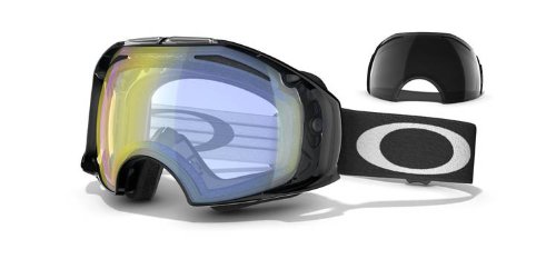 Oakley Airbrake Snow Goggle - Jet Black/H.I. Yellow & Dark Grey Goggles Oakley 57-463