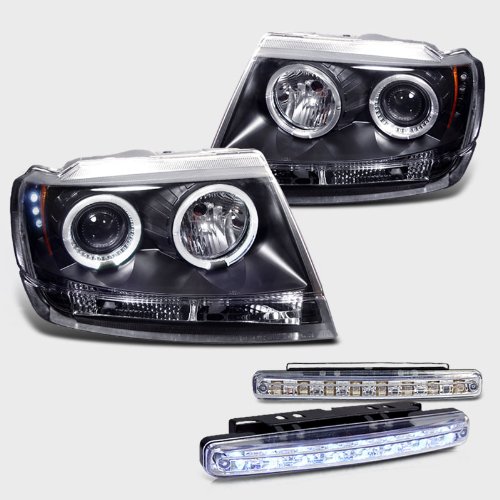 Headlight Bulbs Eautolight PRO-YD-JGC99-CCFL-BK+CBL8LED
