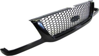 QP F053P-a Ford Black/Gray Grille Grilles Aftermarket F053P-a