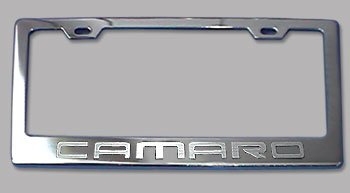 Chevy Camaro Chrome License Plate Frame Frames Unknown