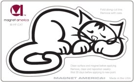 Bumper Stickers, Decals & Magnets Magnet America D-HF-CAT
