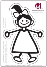 Bumper Stickers, Decals & Magnets Magnet America D-HF-DAUGHTER