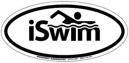 Bumper Stickers, Decals & Magnets Magnet America D-OV-ISWIM