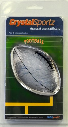 Crystal Sportz Domed Medalllions Football Emblems Magnegrafix 00259