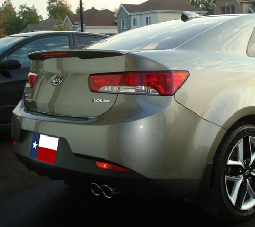 Kia Forte 2010+ Koup R Lip Style Spoiler w/Light Unpainted Primer Body Elite Wheels & Tyres ABS756