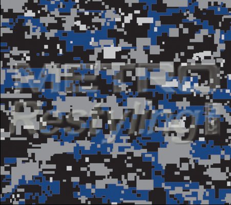 Decals MetroRestyling CAMOBLUETIGER-DG-48X72