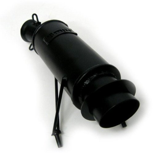 BikeMan Performance Powder Lite Muffler , Color: Black, Material: Steel 02-105PL Mufflers BMP 02-105PL