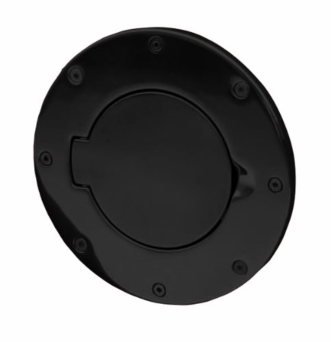 Smittybilt 75007 Black Billet Gas Cover for Jeep JK 2/4-Door Fuel System Smittybilt 75007