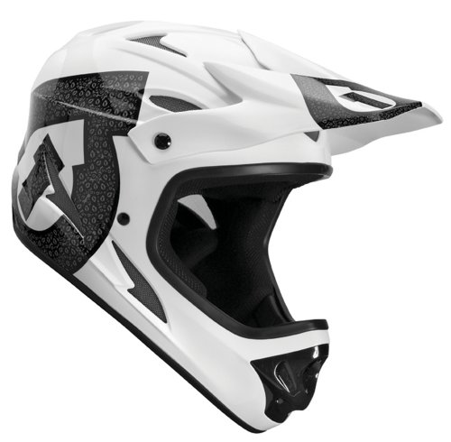 SixSixOne Comp Shifted Helmet (White/Black, X-Small) Adult Helmets SixSixOne 6773-31-050