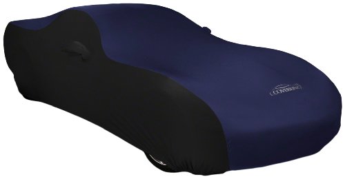Coverking Custom Car Cover for Select Maserati 3200 GT Models - Satin Stretch (Dark Blue with Black Sides) Custom Fit Coverking CVC3SS292MS2315