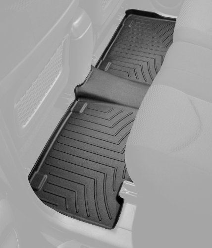 WeatherTech Rear FloorLiner for Select Honda Civic Models (Black) Custom Fit WeatherTech 443732