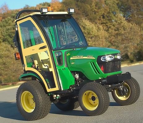 John Deere Compact Tractor Soft Sided Deluxe Cab. Fits John Deere 2320, 2520, 2720. 1JD2520SS Body Kits Curtis 1JD2520SS