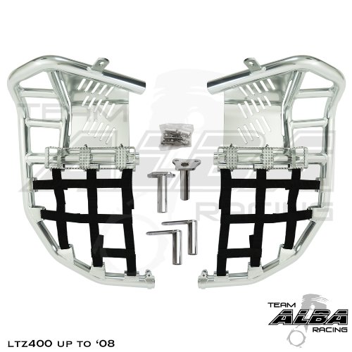 LTZ 400 Propeg Nerf Bars Silver (up to '08) Nerf Bars Alba Racing Propeg Nerfbar RNB-206-T7