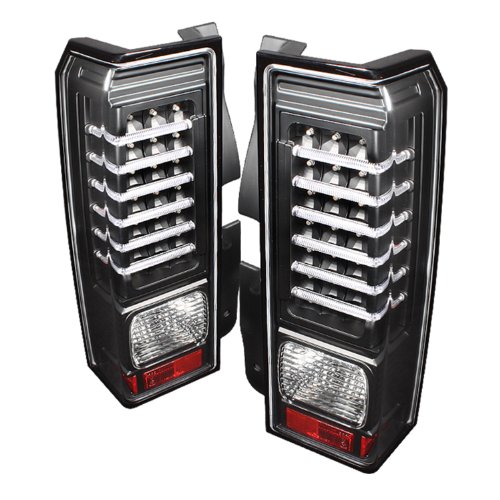 Tail Light Assemblies Spyder Auto ALT-ON-HH306-LED-BK