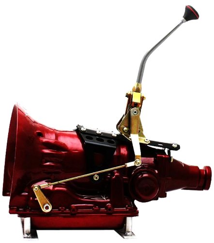 American Shifter 58553 Single Action Automatic Transmission Shifter Kit with 10 Single Bend Arm and Black Knob for GM Powerglide Transmission Hard Parts American Shifter 58553