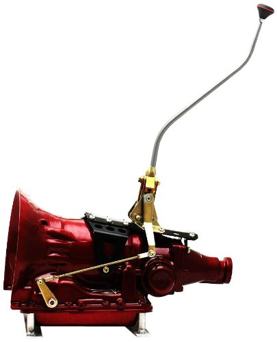 American Shifter 58933 Single Action Automatic Transmission Shifter Kit with 23 Dual Bend Arm and Black Knob for GM 4L60 Transmission Hard Parts American Shifter 58933