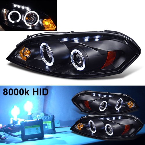 Headlight & Tail Light Conversion Kits Eautolight PRO-YD-CHIP06-HL-BK+HID-8KH1