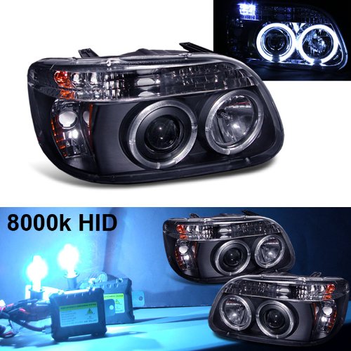 Headlight & Tail Light Conversion Kits AUTOVISIONPRO PRO-YD-FEXP95-HL-1PC-BK+HID-8KH1