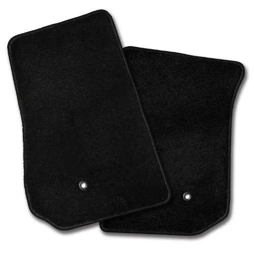 Coverking Front and Rear Custom Fit Floor Mats for Volkswagen Beetle (Type 1 (Air-Cooled) Convertible (Nylon Carpet , Black) Custom Fit Coverking CFMBX1VW7063