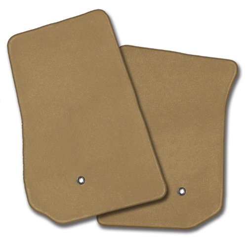 Coverking Front and Rear Custom Fit Floor Mat Set for Select Suzuki SX4 Models - 40 Oz Carpet (Oak) Custom Fit Coverking CFMBM17SZ7051