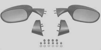 Yamaha Genuine OEM Apex/Attack Rear View Mirror Set. 8FP-W2628-02-KT Mirrors Yamaha 8FP-W2628-02-KT