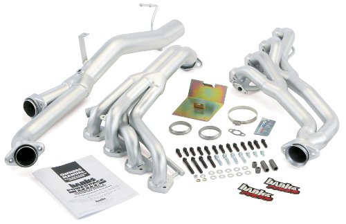 Banks Power 48827 TorqueTube Exhaust Manifolds; 3 Bolt Flange Cat. Inlet; Incl. Y-Pipe Assembly/Y-Collector; w/o Air Injection; Stainless Steel; Exhaust & Emissions Banks Power 48827