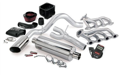 Banks Power 48081 PowerPack System; Performance System; Incl. AutoMindProgrammer/Banks Ram-Air Intake/Torque TubesExhaust Manifolds/Monster Exhaust; Single; Exhaust & Emissions Banks Power 48081