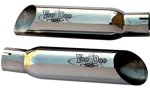 VooDoo Industries VEBUSAK1P Polished Dual Exhaust for Suzuki Hayabusa Pipes VooDoo Industries VEBUSAK1P