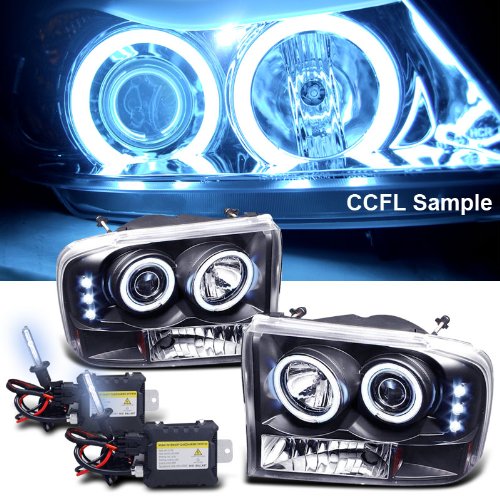 Headlight Bulbs Eautolight PRO-YD-FF25099-1P-G2-CCFL-BK+HID-8KH1