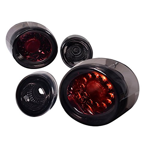 Tail Light Assemblies Spec-D Tuning LT-COB052GLED-TM