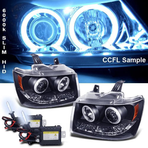 Headlight Bulbs Eautolight PRO-YD-CSUB07-CCFL-BK+HID-6kh1