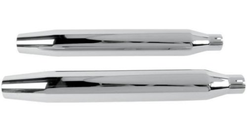 Khrome Werks 3in. HP-Plus Slip-On Mufflers - Tapered - Chrome , Color: Chrome 202400 Mufflers Khrome Werks 202400