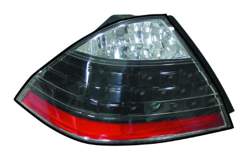 Depo 317-1978P-US2C Honda Accord Sedan Black LED Tail Light Headlight Assemblies Depo 317-1978P-US2C