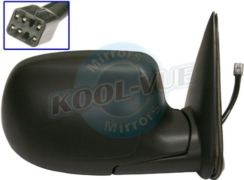 Kool-Vue CV19ER Heated Power Passenger Side Mirror Assembly Exterior Mirrors Kool Vue CV19ER