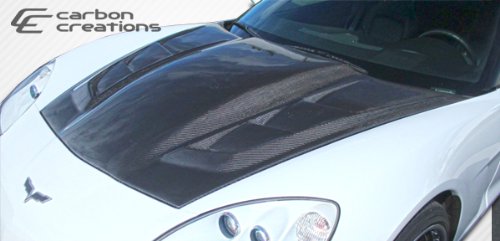 2005-2013 Chevrolet Corvette Carbon Creations H-Design Hood - 1 Piece Body Carbon Creations 106047