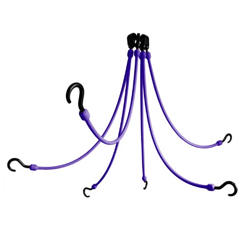 The Perfect Bungee 6-Arm 24-Inch Flex Web, Purple Bungee Cords The Perfect Bungee FE24-6L
