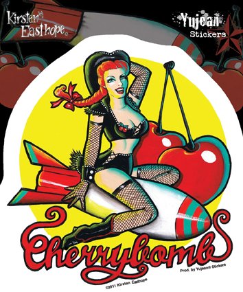 Kirsten Easthope - Cherrybomber - Sticker / Decal Bumper Stickers, Decals & Magnets Kirsten Easthope JA403